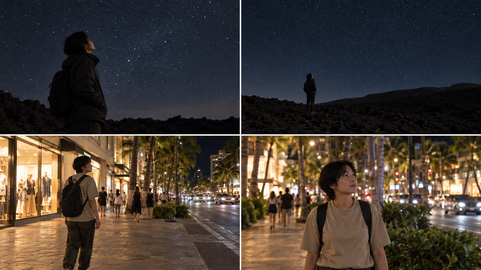 分镜 06 · 星空与城市