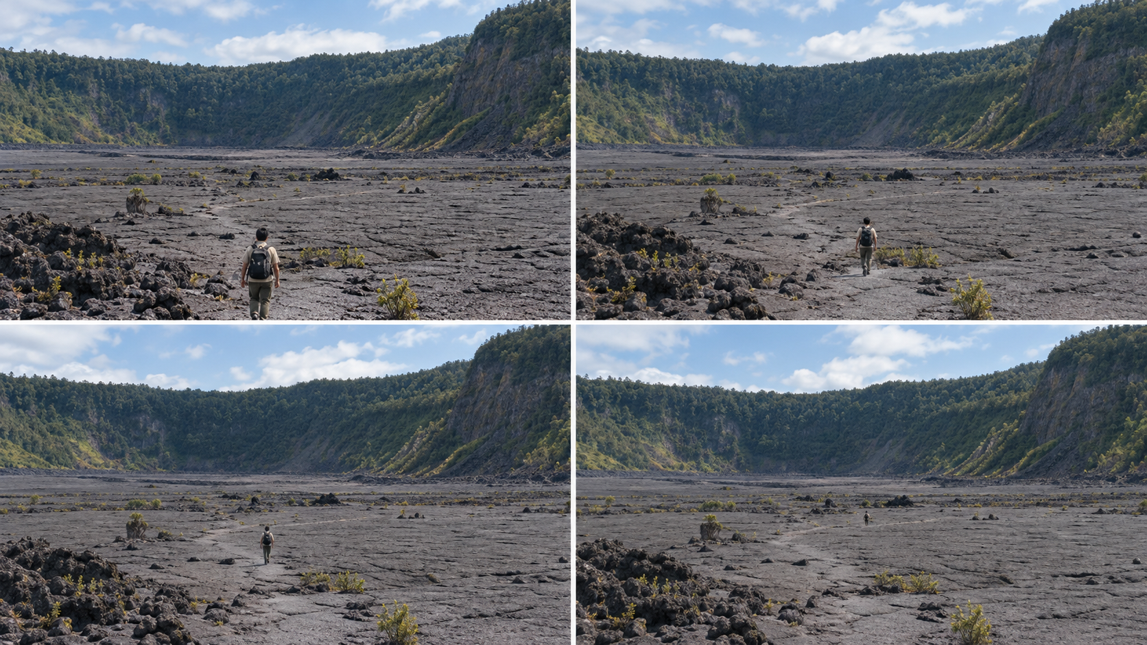 分镜 09 · 火山大地里的行走