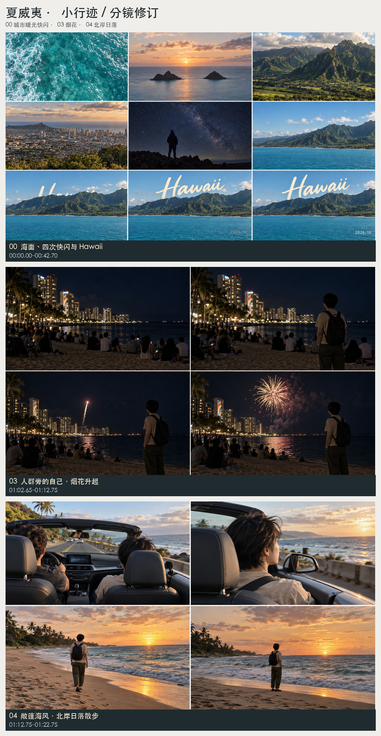 本次更新组图：前奏、烟花与北岸日落